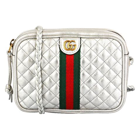 silver gucci crossbody